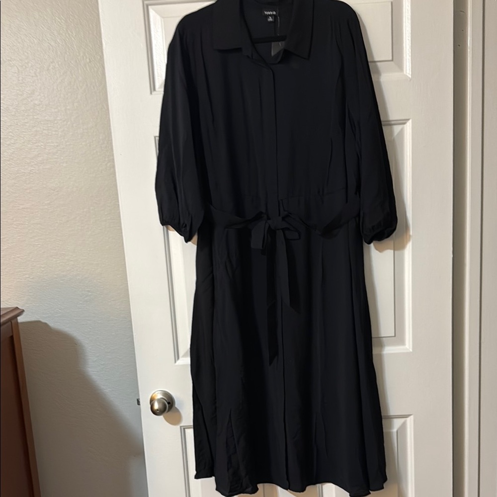 Torrid Black Long Sleeve Dress